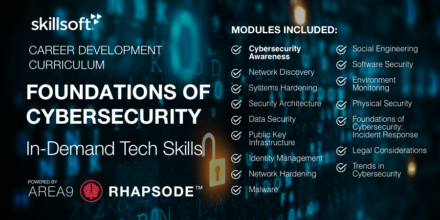 Foundations Of Cybersecurity: Skillsoft Adaptive Courseware Powered By ...